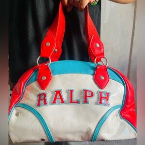 Vintage Ralph Lauren bowling tote bag
